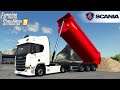 Farming Simulator 19 - SCANIA R Dump Truck Unloading Rubble For Airport Construction