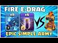 Get EASY 3 Stars at TH12 NOW! BEST E-Drag Attack Strategy in Clash of Clans/Th12 War attack Strategy