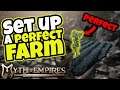 HOW TO Set Up A PERFECT Farm: Myth of Empires Survival RPG