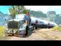 ¡LA T800 ESCANLANDO MONTAÑAS! - Doble Remolque Por Curvas CERRADAS | American Truck Simulator