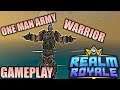 One Man Army Warrior Skin Gameplay Realm Royale