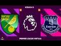 Premier League Virtual 20/21: Norwich x Everton - 15ª Rodada [FIFA 21]