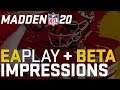 RPM, Pass Rush, User v. CPU and MORE! | Madden 20 Beta Gameplay Impressions