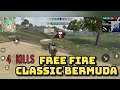 Garena Free Fire | Classic Bermuda | 4 kills | Hussain Plays | HD.