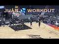📺 Juan Toscano-Anderson workout/threes at Warriors pregame before Phoenix PHX Suns (music muted)