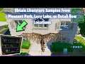 Obtain Literature Samples From Pleasant Park, Lazy Lake, or Retail Row