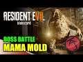 Resident Evil 7 - BOSS BATTLE - CHRIS VS MAMA MOLD