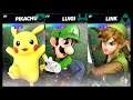 Super Smash Bros Ultimate Amiibo Fights – 11pm Finals Pikachu vs Luigi vs Link