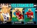 THE 100 GRANDKIDS DRAFT! PLAYER IN EVERY ROUND WITH THE MOST KIDS! Madden 20 Draft Champions