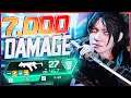 MY HIGHEST DAMAGE GAME ON APEX LEGENDS (20 kills 7k dmg)