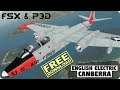 English Electric Canberra B-57B FSX & P3D | Freeware Dowload |