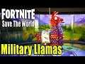 Fortnite Save The World - Military Llamas | HackSaw Weapon Is Back! Part 2 (Xbox)