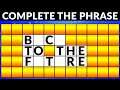 Only a Wheel of Fortune Genius can Solve these Phrases | Guess the cryptic phrase game