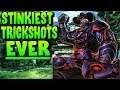 THE STINKIEST TRICK SHOTS YOU'VE EVER SEEN IN DUEL! - Masters Ranked Duel - SMITE