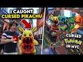 DRONE CATCHES CURSED POKÉMON IN NEW YORK CITY!! (I CAUGHT CURSED PIKACHU IN REAL LIFE)