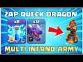 ZAP DRAG!Easiest TH12 War/CWL Attack You Will EVER Use! TH12 Dragon Attack/Drag Light(Clash of Clans