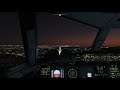 Landing a A320NEO at Schiphol Amsterdam Airport at Night