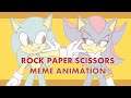 ROCK PAPER SCISSORS [ANIMATION Sonic MEME] Sonadow palette challenge