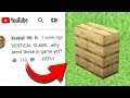 Turning COMMENTS into Minecraft CRAFTING RECIPES! #4