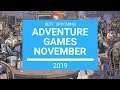 Adventure game releases in November 2019