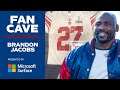 Brandon Jacobs Gives Exclusive Tour of His Fan Cave | New York Giants