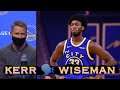 📺 Kerr: “missed (Paschall) but they didn't have Oladipo”; “every night is a good night for” Wiseman