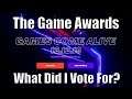 My Voting Picks For The Game Awards 2019