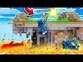 SAVING MINECRAFT PLAYERS FROM LAVA FLOOD!