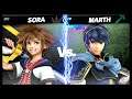 Super Smash Bros Ultimate Amiibo Fights – Sora & Co #215 Sora vs Marth