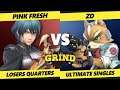 The Grind 166 Losers Quarters - Pink Fresh (Byleth, Min Min) Vs. ZD (Fox) Smash Ultimate - SSBU