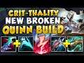 TRY THIS *NEW* CRIT-THALITY BUILD AFTER THE QUINN NERF! LETHALITY QUINN IS OP AGAIN (SHAQUINN BUILD)