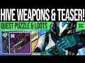 Destiny 2 | HIVE WEAPONS REVEALED! New EXOTIC! Festival Weapon, Enemy Tease, Secret Loot & DLC Quest