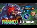 FRANCO BEST BUILD GAMEPLAY | FRANCO ML HUNGER | FRANCO MOBILE LEGENDS