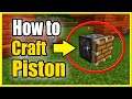How to Make a Piston in Minecraft Survival (Easy Recipe Tutorial)