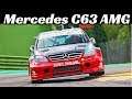 Mercedes-Benz C63 AMG SuperStars - 550Hp V8 N/A Engine Sound & Actions at Imola Racetrack!