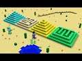 Minecraft NOOB vs PRO: Maze inside NOOB Pyramid vs Maze inside PRO Pyramid Animation!