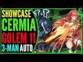 Cermia Golem 11 Auto 3-Man Team (HUGE DAMAGE!) Epic Seven G11 Epic 7 PVE Gameplay Review E7