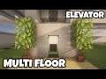 MULTI-FLOOR ELEVATOR TUTORIAL IN MINECRAFT!!