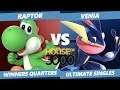 Smash Ultimate Tournament - Raptor (Yoshi) Vs. Venia (Greninja) SSBU Xeno 164 Winners Quarters