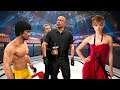 UFC 4 Bruce Lee vs KEIRA KNIGHTLEY(EA Sports UFC4)Bruce almost fell in the first round IT'S A SHOCK!