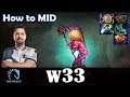 w33 - Dazzle How to MID | Dota 2 Pro MMR Gameplay