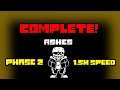 Ashes Sans Phase 2 - 1.5x Speed COMPLETE! | Undertale Fangame