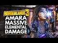 Borderlands 3 Best Builds | Amara Massive Elemental Damage Mayhem 3 Build