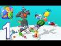 Build My Hero - Gameplay Walkthrough Part 1 Level 1 - 7 (Android, iOS)