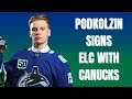Canucks news: Vasili Podkolzin signs entry level contract, Ask Me Anything