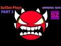 Geometry Dash Let's Play : I FINALLY BEAT SONAR LEVEL AFTER MANY TRIES!? (Part 3)