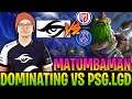 MATUMBAMAN Tiny in Great Pushing Strat vs PSG.LGD - Destroying Enemies and Towers in Few Hits - TI10