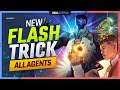 The NEW Flash Trick You Can Use on ALL AGENTS - Valorant Tips, Tricks, and Guides