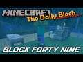 A zombie invaded us! | The Daily Block - Block 49 #Minecraft #Shorts