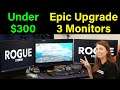 Acer 32" 1440p 75hz IPS Monitor — Under $300 — Rogue's Upgrade to 3 Monitors